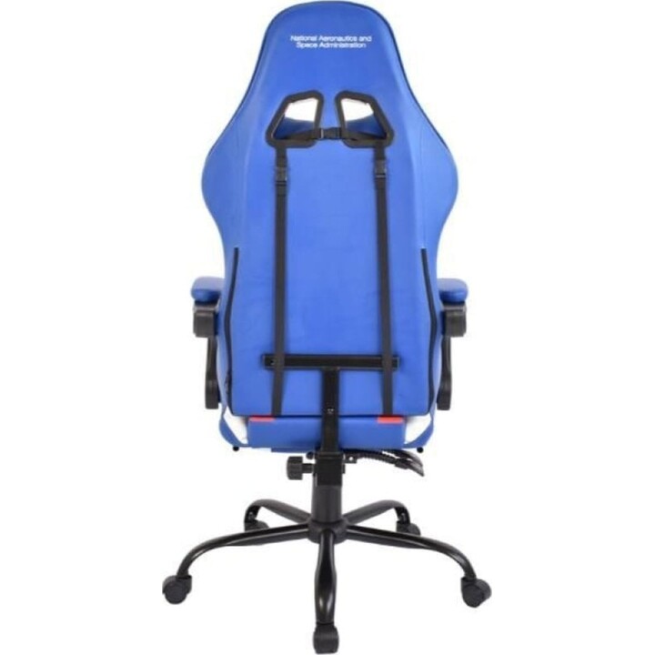 NASA DI013-WBR Silla Gaming, Reclinable con Brazos y Espaldar Ajustables