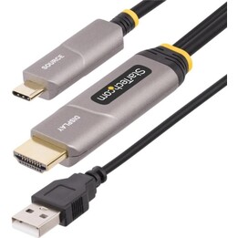 StarTech.com 30ft (9.15m) USB-C to HDMI 2.0 Active Optical Cable (AOC), 4K 60