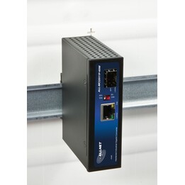 ALLNET ALL-MCI2011P-60W, Robuster industrieller Gigabit-PoE-Medienkonverter, zuverlässige 60W-Leistungsabgabe