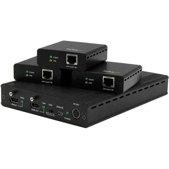 Extensor HDBaseT de 3 portas
