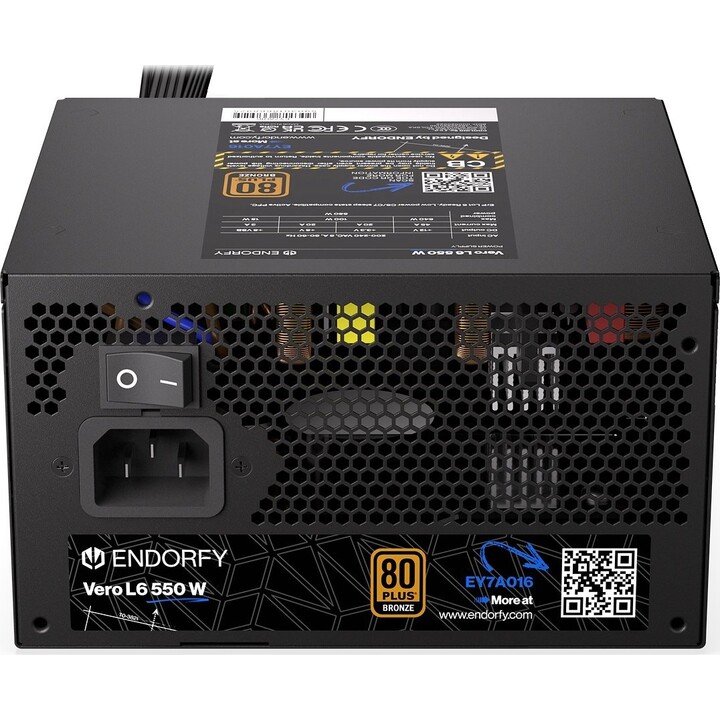 Fuente de alimentación | ENDORFY | ATX | PC | 200 - 240 V | 550 W | EY7A016