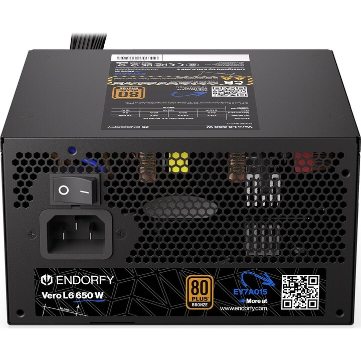 Fuente de alimentación | ENDORFY | ATX | PC | 200 - 240 V | 650 W | EY7A015