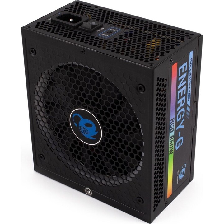 Fuente de alimentacion atx 850w coolbox deepgaming rgb pfc activo 80+ gold modular