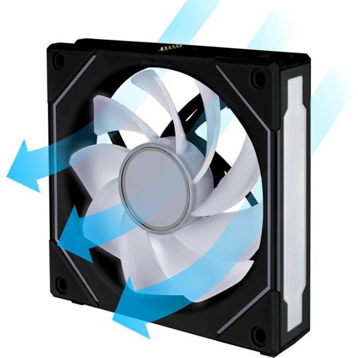 Lian Li Uni Fan SL-INF 120 ARGB Reverse Blade 120mm Dreierpack Schwarz