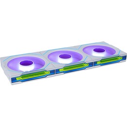 Lian Li Uni Fan SL-INF Wireless ARGB Reverse Blade 120 mm Dreierpack weiß