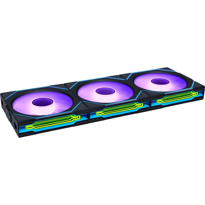 Lian Li Uni Fan SL-INF Wireless ARGB Reverse Blade 120mm Triple Pack Negro
