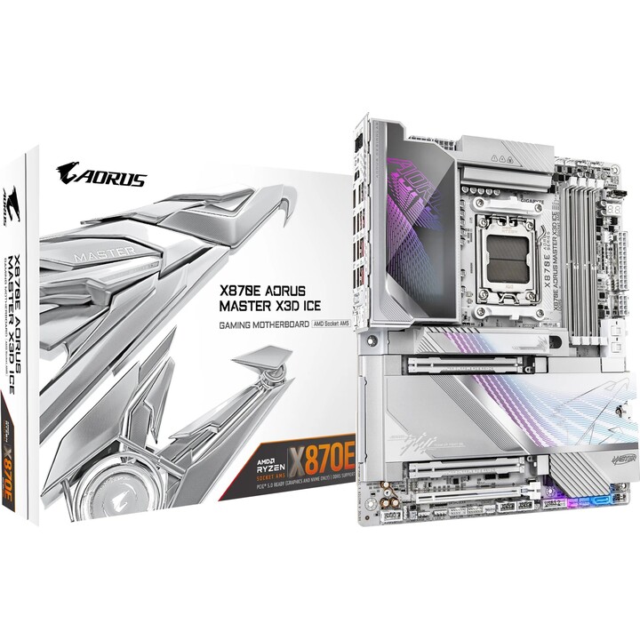 Mainboard|GIGABYTE|AMD X870E|SAM5|ATX|Memory DDR5|Memory slots 4|X870EAMASTERXICE