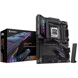 Carte mère | GIGABYTE | AMD X870E | Socket AM5 | ATX | RAM DDR5-SDRAM | 4 emplacements | Wi-Fi : Oui | Bluetooth : Oui | 4 empla