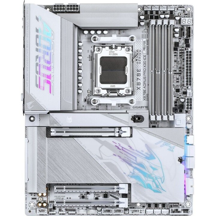 Placa base | GIGABYTE | AMD X870E | Socket AM5 | ATX | RAM DDR5-SDRAM | 4 ranuras | Wi-Fi Sí | Bluetooth Sí | 4 ranuras M.2 (M) 