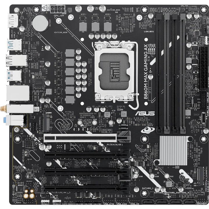 MB B860 S1851 MATX/B860M MAX GAMING AX ASUS