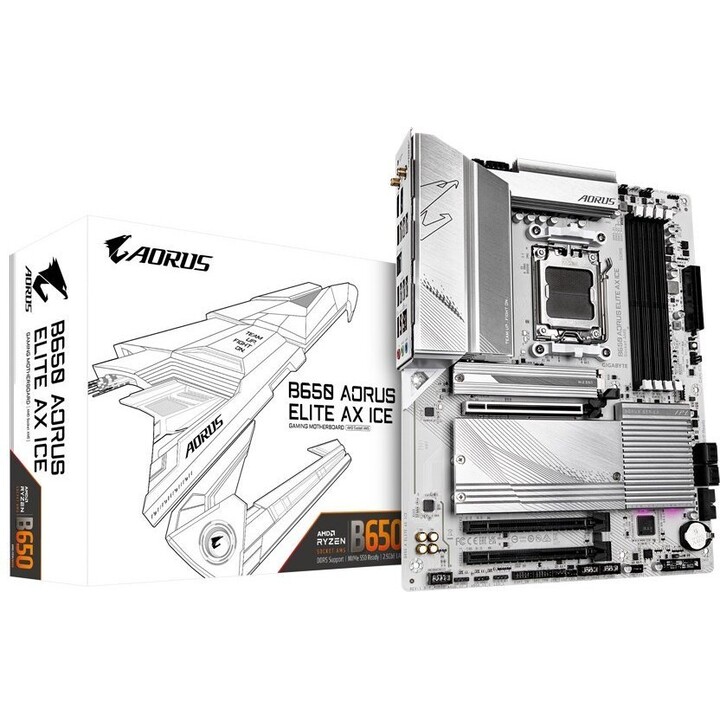 Carte mère | GIGABYTE | AMD B650 | SAM5 | ATX | Mémoire DDR5 | 4 emplacements mémoire | B650AELITEAXICE1.1
