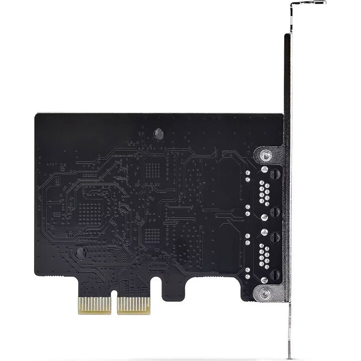 StarTech.com 2-Port 5G Gigabit PCIe Network Adapter Card, 5G/2.5G/1G/100M/10M PCI Express LAN Card, Realtek RTL8126, Windows and