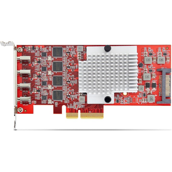 4-Port-USB-C-PCIe-Karte
