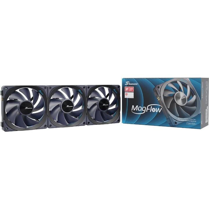 Seasonic MagFlow 120 mm 1225PWM - Pacote com 3