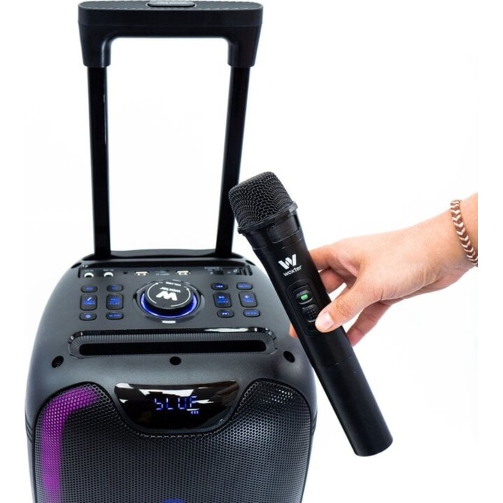 Woxter Rock'n'Roller ST Chariot Enceinte Bluetooth 100 W Écran Led