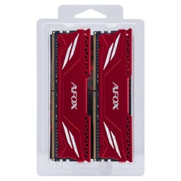 AFOX GAMING DDR4 2X16GB 3200MHZ CL16 RANK1 XMP2 VERMELHO