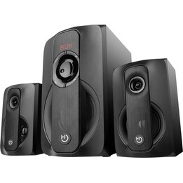 Hiditec Puissants haut-parleurs H400 80W RMS avec radio FM USB