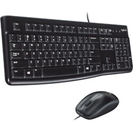 Combinação de teclado e mouse Logitech Desktop MK120