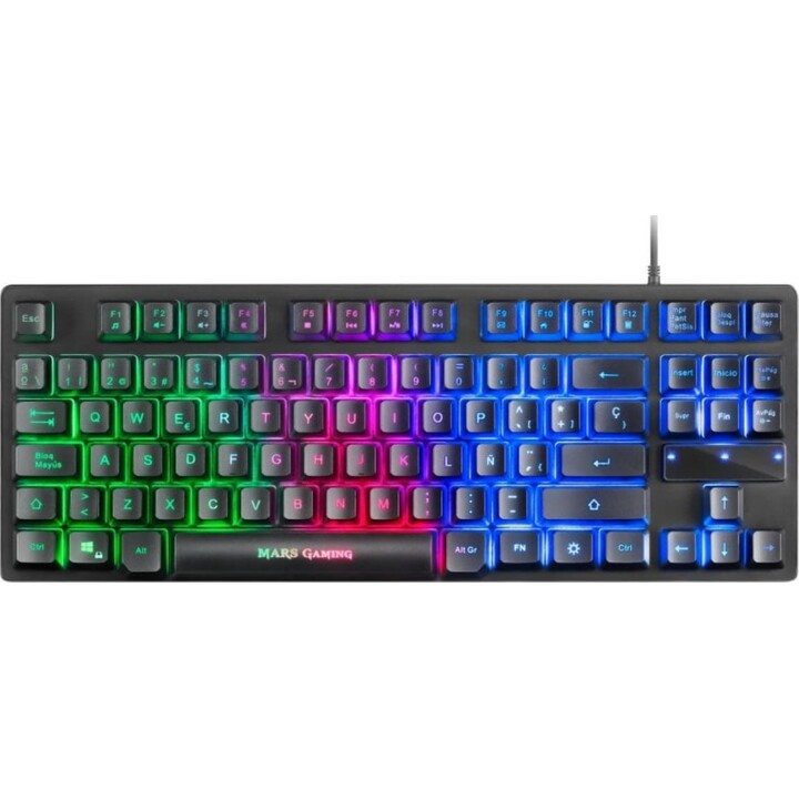 Mars Gaming MCPTKL Combo Gaming Teclado RGB Ratón 3200 DPI Negros