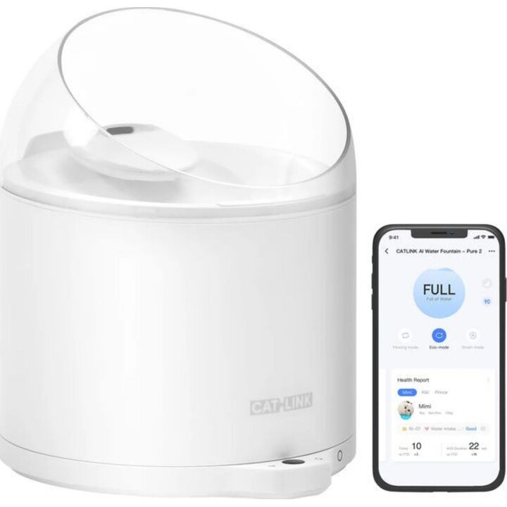 CATLINK AI Fountain Pure 2 UV - Abreuvoir automatique pour animaux de compagnie
