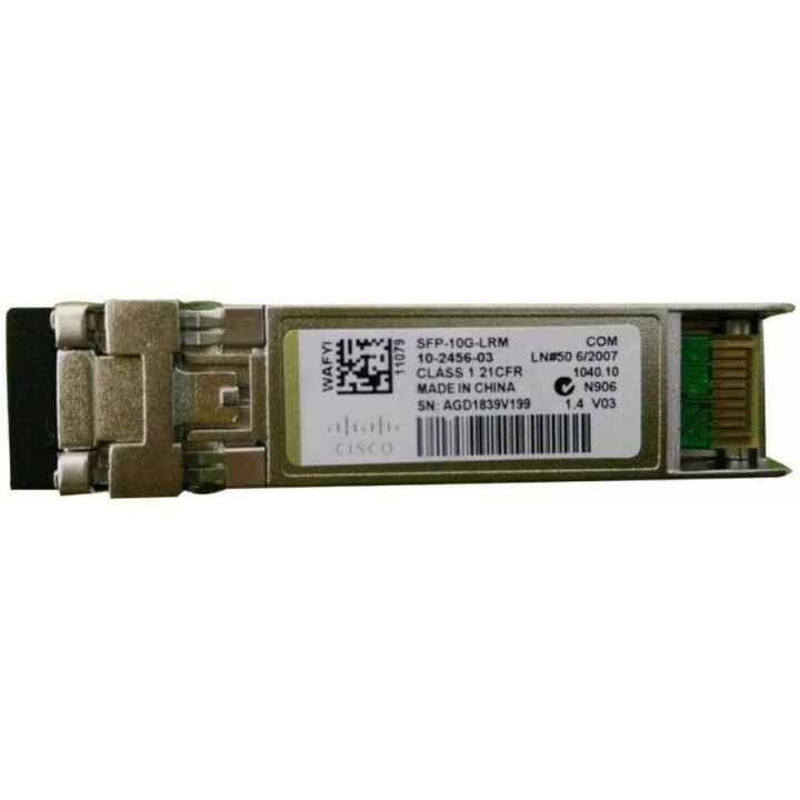 Cisco SFP-10G-LRM=, modulo ricetrasmettitore SFP+ 10GBASE-LRM ad alte prestazioni, fibra multimodale