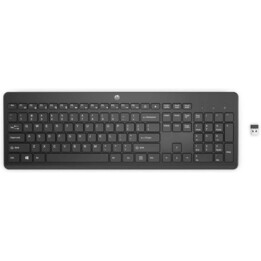 Clavier sans fil HP 230, port USB-A, 2,4 GHz, Windows, noir