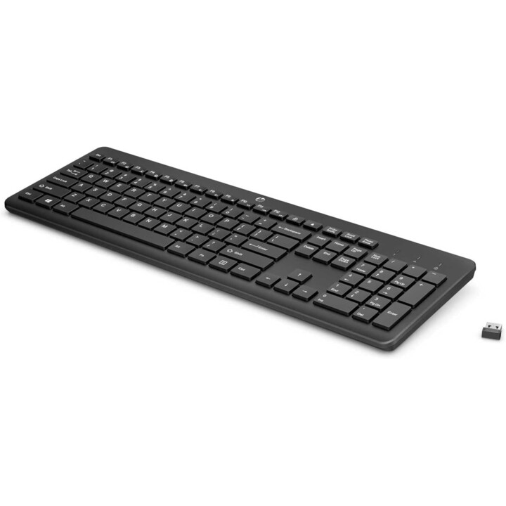 HP 230 Teclado Inalámbrico Puerto USB-A, 2,4GHz, Windows, Negro
