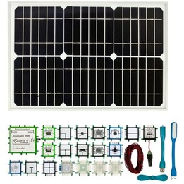 Allnet ALL-BRICK-0733, BrickRknowledge Solar Set, monokristallines 5V-Panel