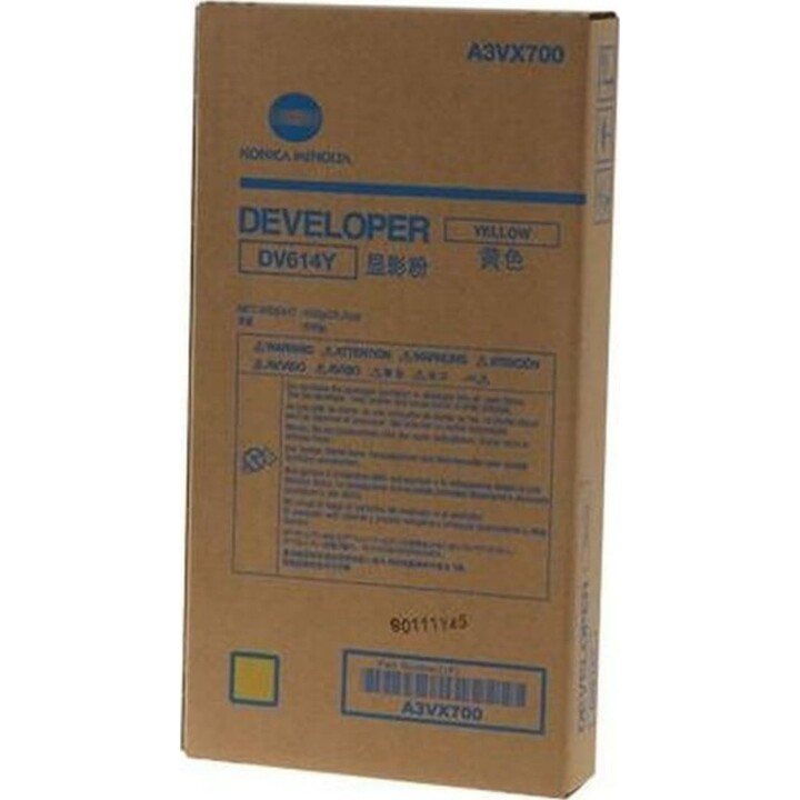 Konica-Minolta Developer KonicaMinolta DV-614 DV614 Yellow Gelb (A3VX700) Original