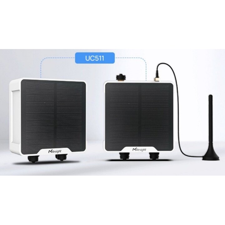 Milesight UC511-DI-868M-EA, LoRaWAN Solarbetriebener Magnetventil-Controller, 2x DC 12V-Schnittstellen