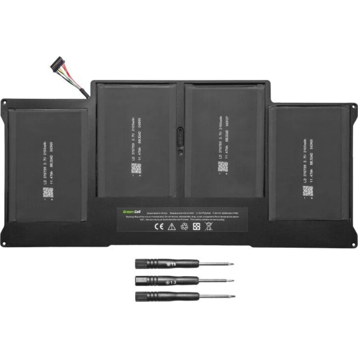 Batería para portátil Green Cell A1377 A1405 A1496 para Apple MacBook Air 13
