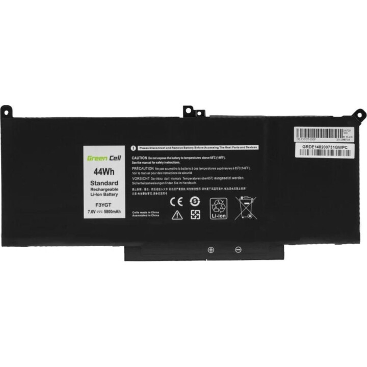 Batería para portátil Green Cell F3YGT 7,6 V 5800 mAh Dell