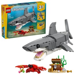 LEGO CREATOR 3 IN 1 31381 Squalo feroce con forziere del tesoro
