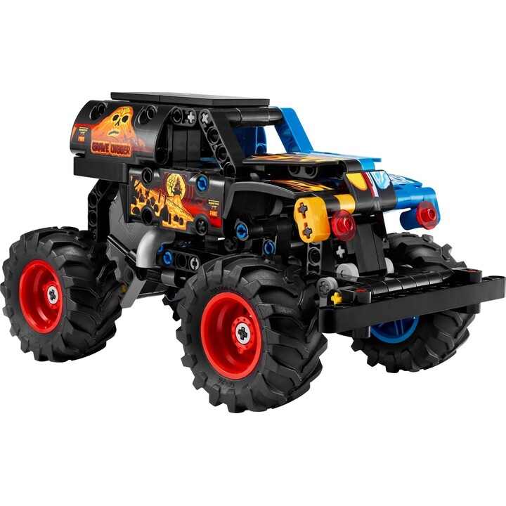 LEGO TECHNIC 42219 Monster Jam Grave Digger Fuoco e Ghiaccio