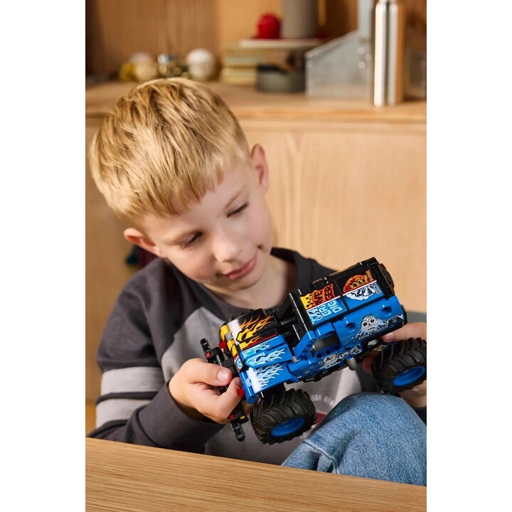 LEGO TECHNIC 42219 Monster Jam Grave Digger Fuoco e Ghiaccio