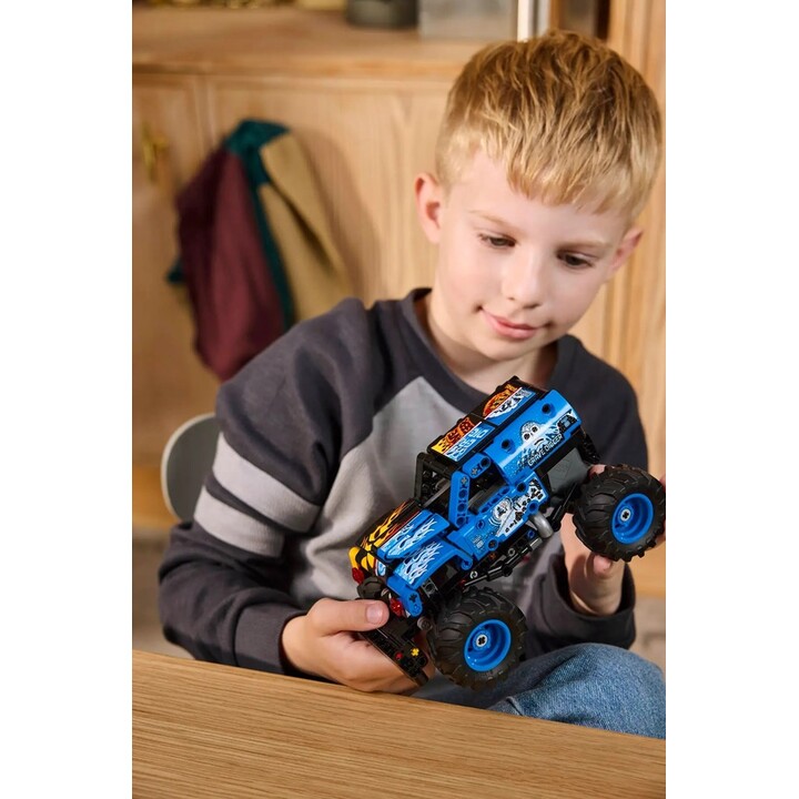 LEGO TECHNIC 42219 Monster Jam Grave Digger Fuoco e Ghiaccio
