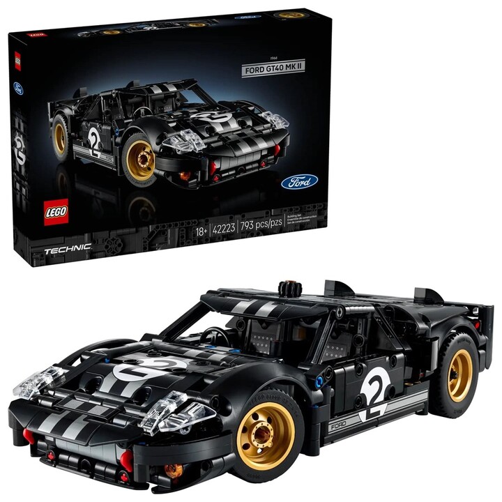 LEGO TECHNIC 42223 1966 Ford GT40 MKII Racing Car