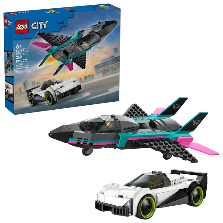 LEGO CITY 60489 Jet contro Auto