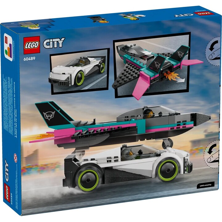 LEGO CITY 60489 Jet contro Auto