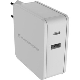 Carregador de parede de carregamento rápido Conceptronic USB-C 3A branco