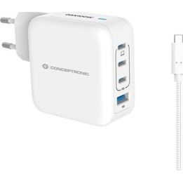 Caricatore universale per dispositivi mobili Conceptronic ALTHEA18W, bianco, alimentazione CA, ricarica rapida