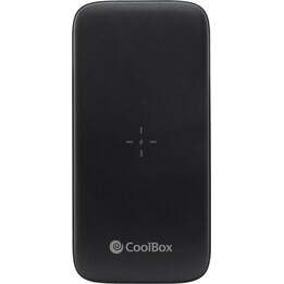 Coolbox Coo-pb10kw-bk1 BaterÍ­a Externa 10000 Mah Cargador Inalámbrico Negro