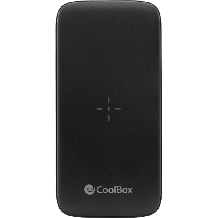 Coolbox Coo-pb10kw-bk1 BaterÍ­a Externa 10000 Mah Cargador Inalámbrico Negro