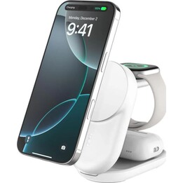 Caricabatterie magnetico pieghevole 3 in 1 Belkin con Qi2 da 25 W