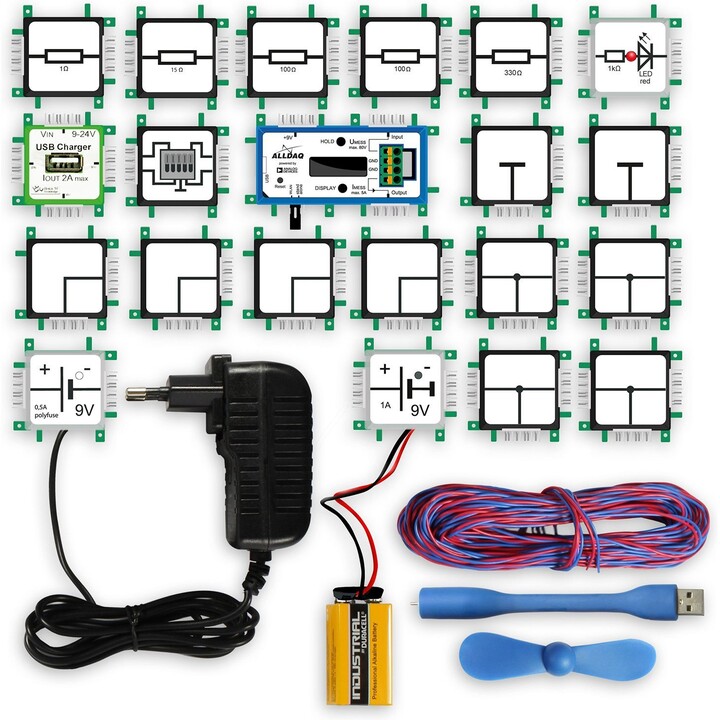ALLNET BrickRknowledge ALL-BRICK-0696, Powermeter Set, 21 briques pour la mesure de la puissance DC