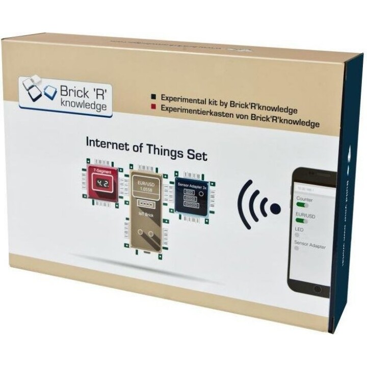 ALLNET BrickRknowledge ALL-BRICK-0688, Internet of Things IoT Educational Set, spanische Ausgabe mit Sensoren