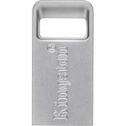 Unidade flash Kingston DataTraveler Micro 128 GB USB 3.2 prateada
