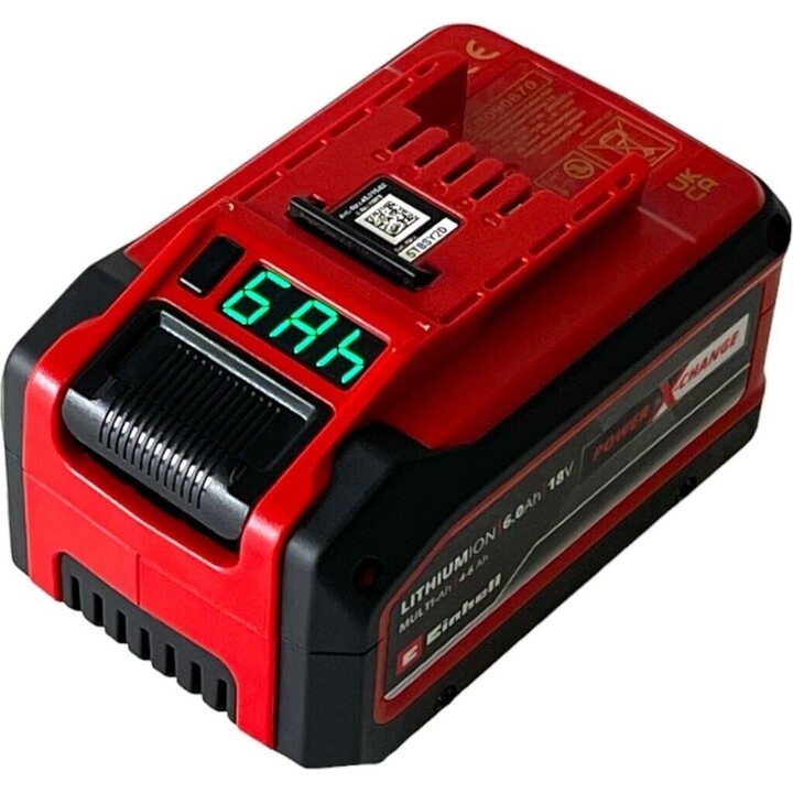 Einhell Power X-Change PXC Plus 18V 4-6Ah Multi-Ah, rosso, nero