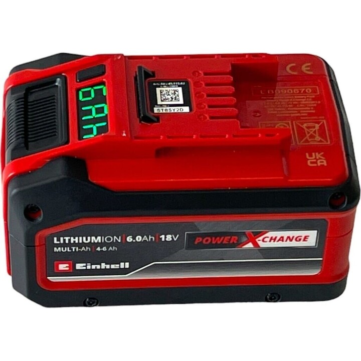 Einhell Power X-Change PXC Plus 18V 4-6Ah Multi-Ah, rosso, nero