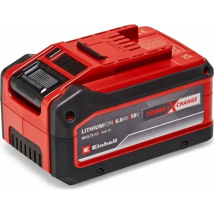 Einhell Power X-Change PXC Plus 18V 4-6Ah Multi-Ah, rosso, nero